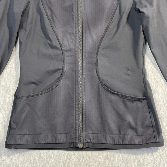 Lululemon Athletica Women’s Dance Studio Jacket Size 4 Lightweight Hoodie Black - Picture 3 of 12